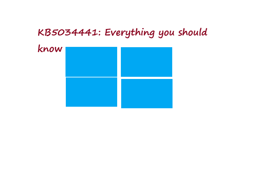 KB5034441: Everything you should know